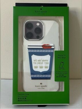 kate spade White iPhone 15 Pro Max Case